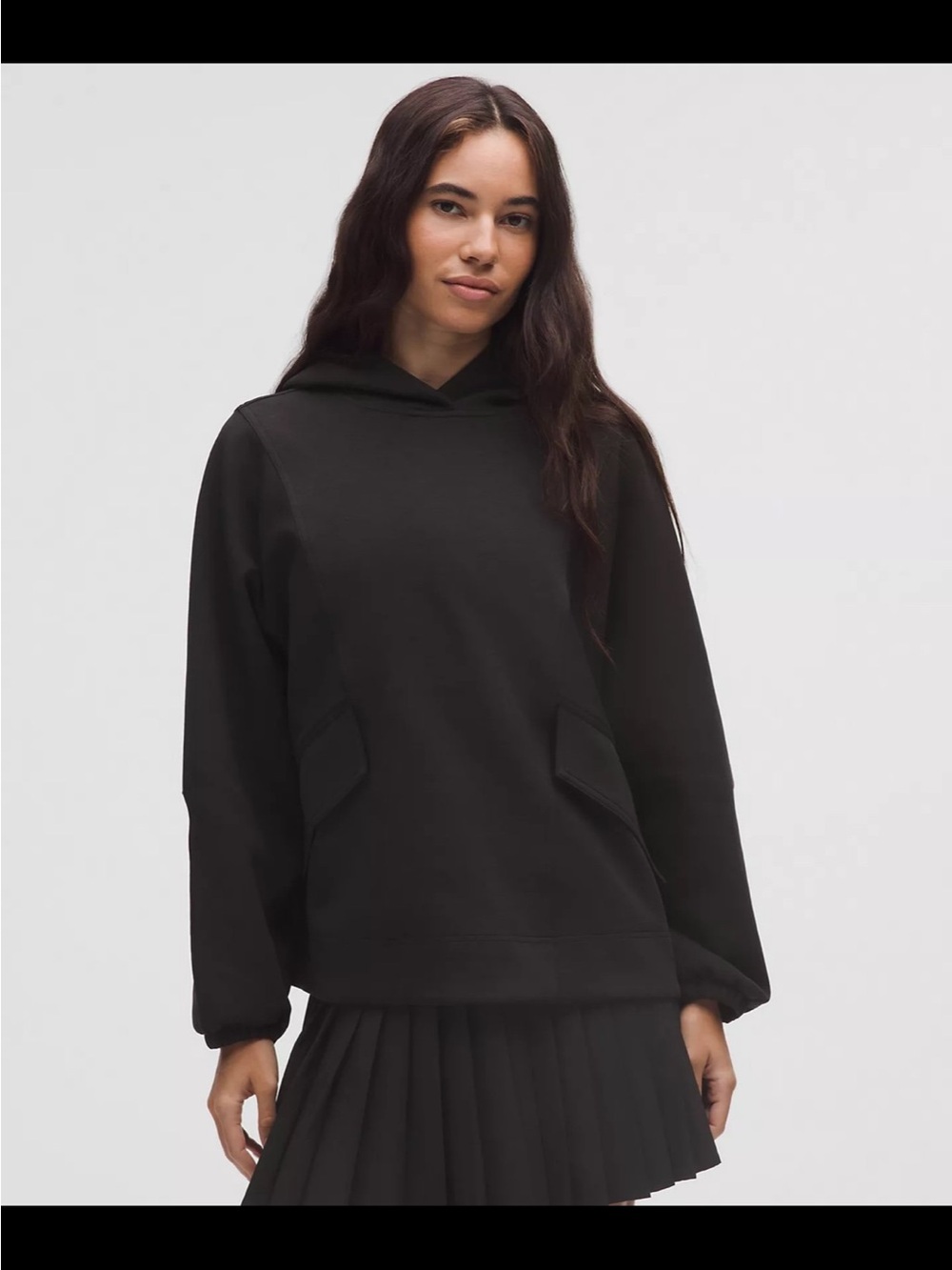 Lululemon Cotton-Blend Double- Knit OS Hoodie. Sz M